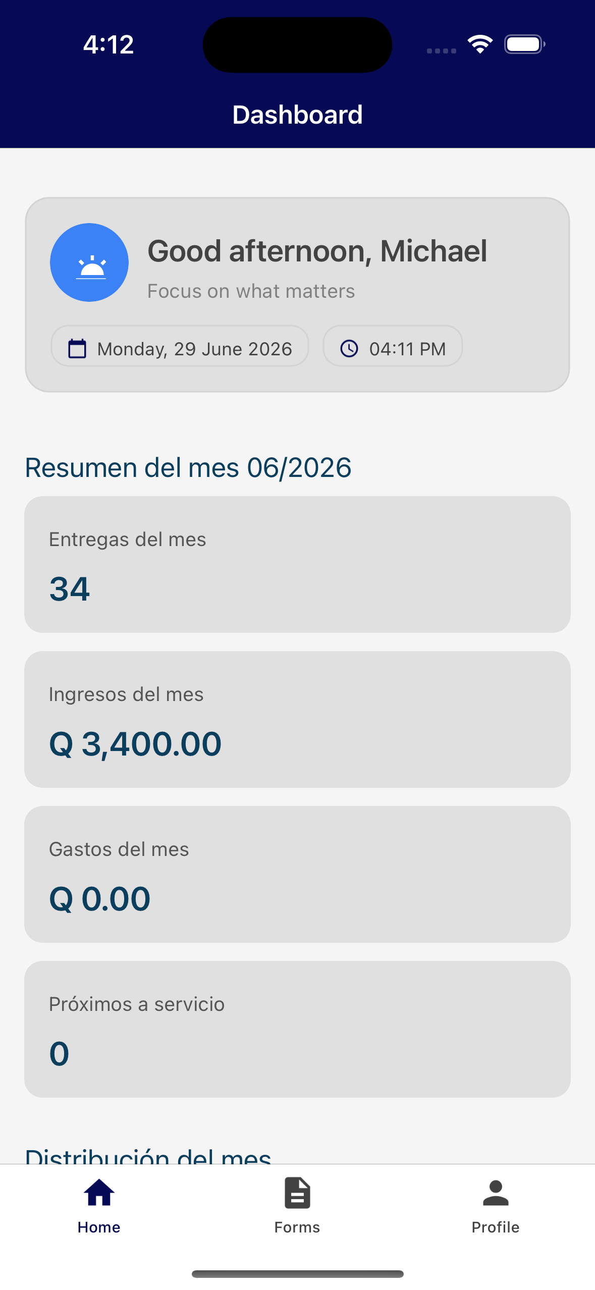 App móvil nativa de Flows